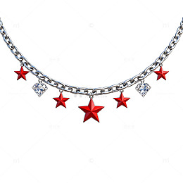 时尚星星项链饰品
