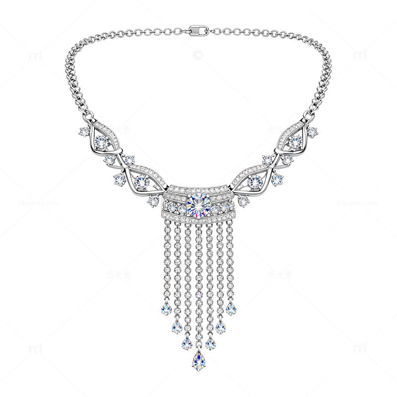 奢华项链钻石饰品设计