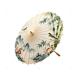 传统东方风情纸伞