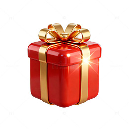 红色礼盒礼品包装图案设计素材