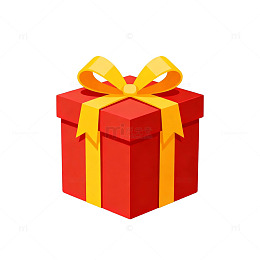 卡通礼物盒设计元素