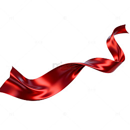 红色丝绸飘扬艺术图片