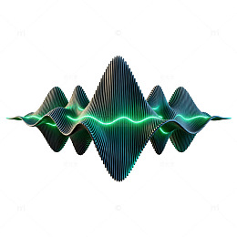 数字波形科技图案设计元素