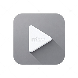 简约图标视频播放应用程序