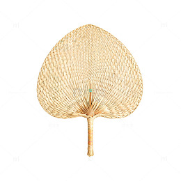 草编扇子传统手工艺品