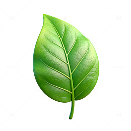 绿色树叶生态自然元素图