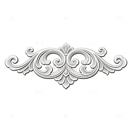 欧式古典花纹浮雕装饰图案