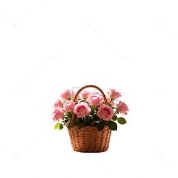 窗台玫瑰花香温馨场景