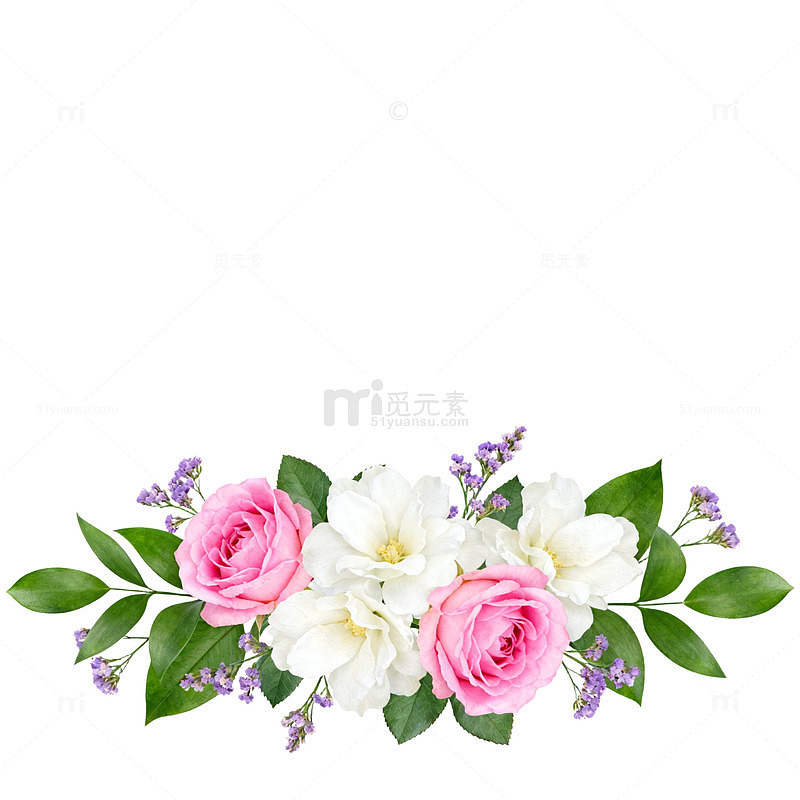 田园风花卉装饰图案设计素材