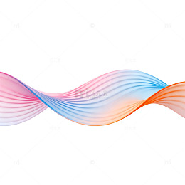 渐变彩带抽象艺术设计