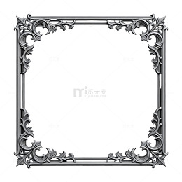 古典花纹边框装饰设计素材