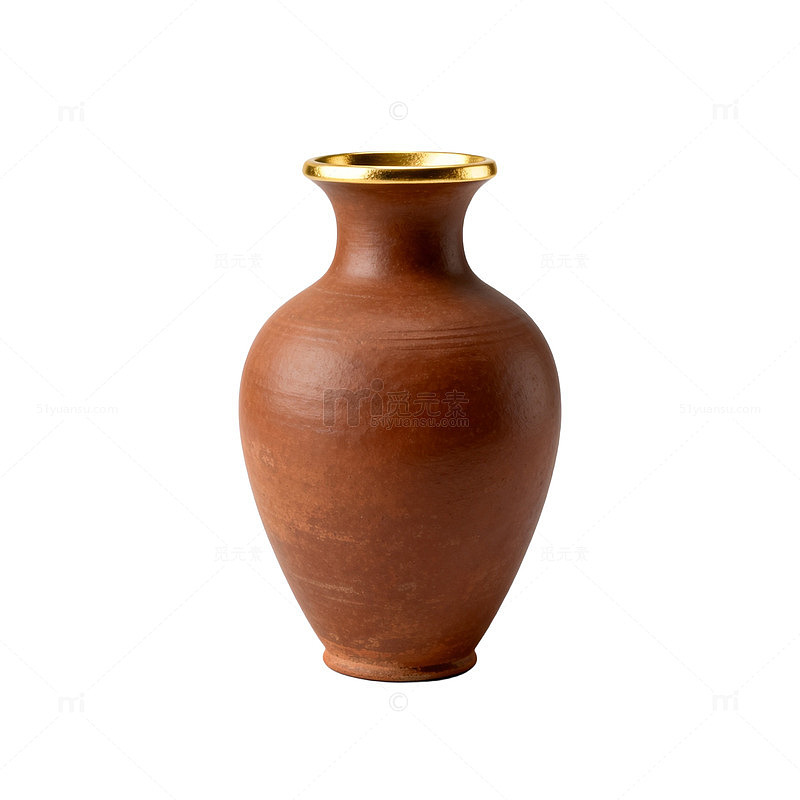 古朴陶瓷花瓶静物