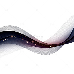 梦幻波纹星光设计素材