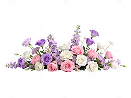 缤纷花卉装饰设计素材