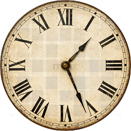 古典罗马数字钟表