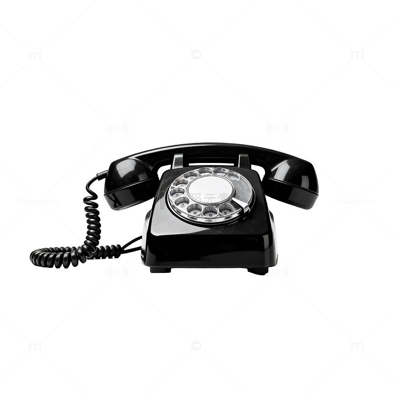 复古电话机造型设计素材