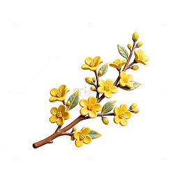 粘土工艺花卉装饰品