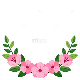 花朵边框装饰图案