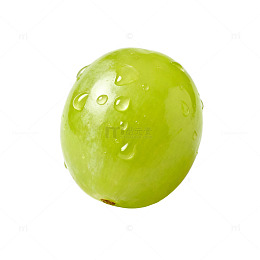 清新绿葡萄特写片