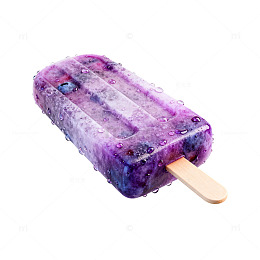 紫色冰棍清凉夏日零食