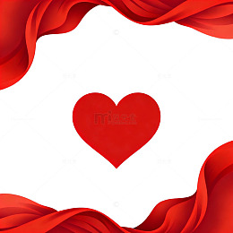 红心流动背景设计
