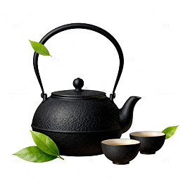 古朴茶具中国风设计元素