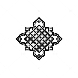 黑白花纹装饰图案设计元素