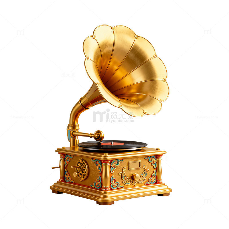 复古留声机音乐播放器材