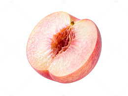 新鲜水蜜桃特写片