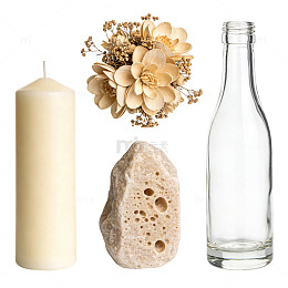 香氛花艺立体写实元素简约