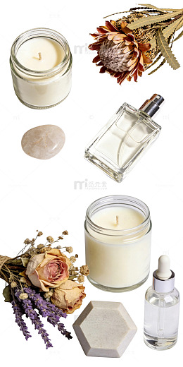 香氛花艺立体元素写实