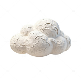 立体云彩设计元素