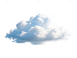 蓝天白云单独云彩素材