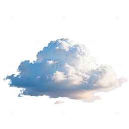 卡通白云天空背景装饰图案