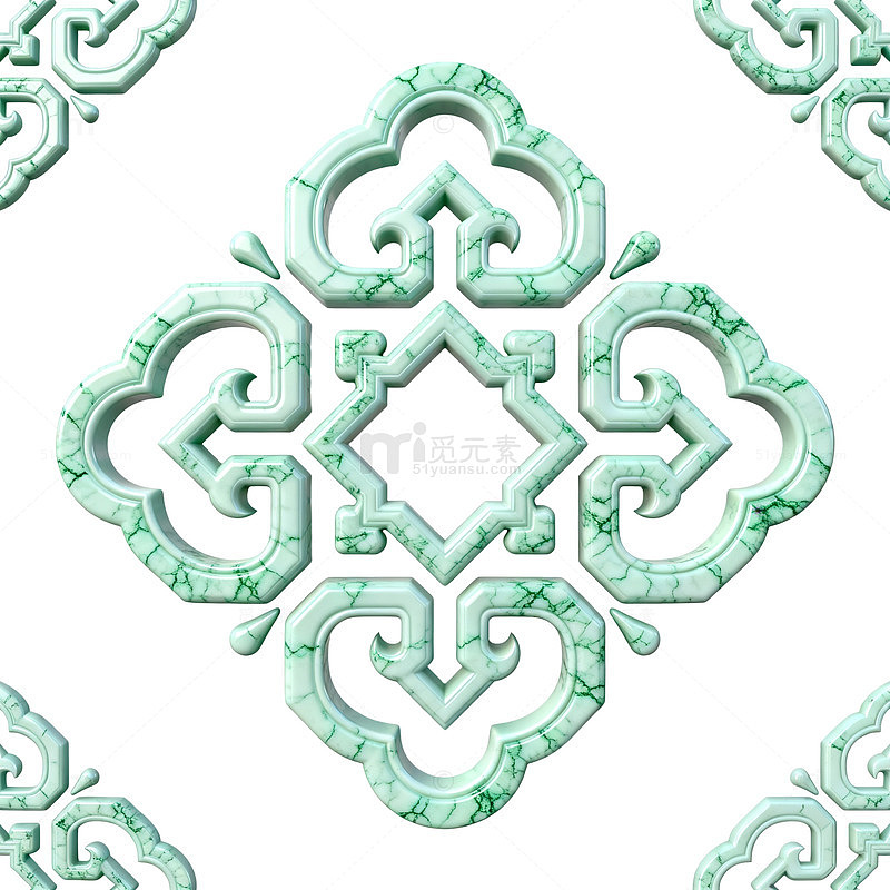 复古花纹装饰图案设计素材