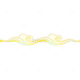 传统云纹装饰图案矢量素材