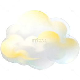 梦幻云朵卡通装饰图案