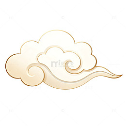 中国风云纹图案装饰元素