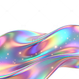 彩虹光泽流动抽象图案设计素材