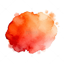 水彩红橙渐变艺术效果