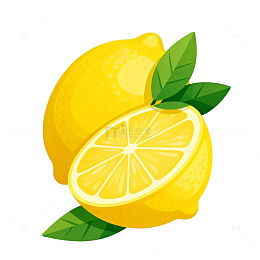 柠檬插画素材