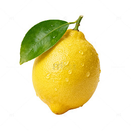 新鲜柠檬果实特写