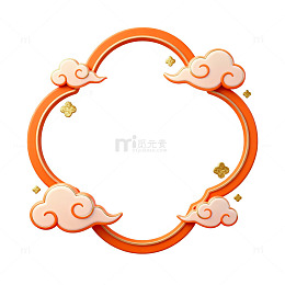 祥云边框装饰图案