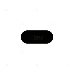 简约黑色按钮图标设计素材