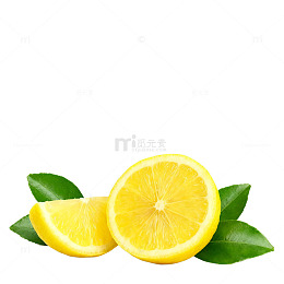 柠檬特写新鲜水果设计素材