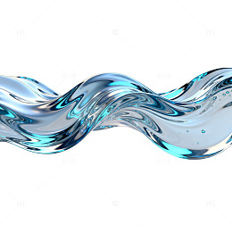 流动水波科技感艺术图