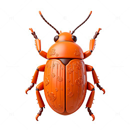 逼真昆虫插画设计元素