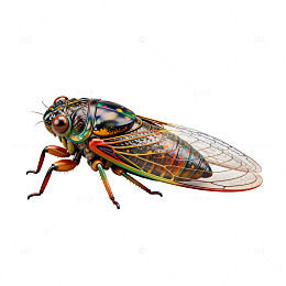 透明背景昆虫写实图