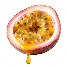 新鲜百香果特写