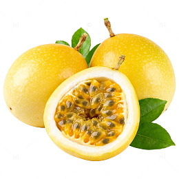 百香果黄色水果特写